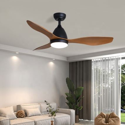 Immax NEO 07141-B - LED plafonski ventilator NEO LITE FRESCO LED/18W/230V Tuya Wi-Fi crna/braon+ daljinski upravljač