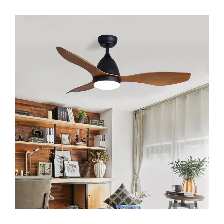 Immax NEO 07141-B - LED plafonski ventilator NEO LITE FRESCO LED/18W/230V Tuya Wi-Fi crna/braon+ daljinski upravljač