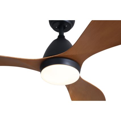 Immax NEO 07141-B - LED plafonski ventilator NEO LITE FRESCO LED/18W/230V Tuya Wi-Fi crna/braon+ daljinski upravljač