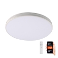 Immax NEO 07146-W42 - LED prigušiva plafonska svetiljka NEO LITE VISTAS LED/24W/230V Tuya Wi-Fi bela + daljinski upravljač