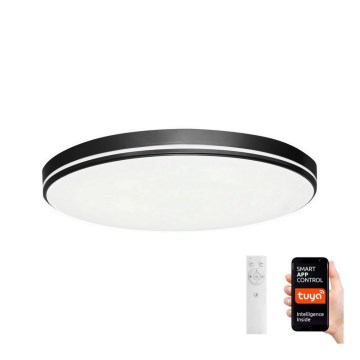 Immax NEO 07148-B51 - LED Prigušiva plafonjera NEO LITE AREAS LED/48W/230V Tuya Wi-Fi crno + Daljinski upravljač