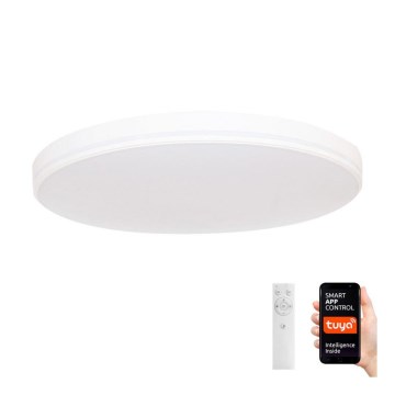 Immax NEO 07149-W40 - prigušiva LED plafonska svetiljka NEO LITE AREAS LED/24W/230V Tuya Wi-Fi bela + daljinski upravljač