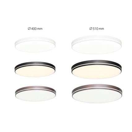 Immax NEO 07149-W51 - LED prigušiva plafonska lampa NEO LITE AREAS LED/48W/230V Tuya Wi-Fi bela + daljinsko upravljanje