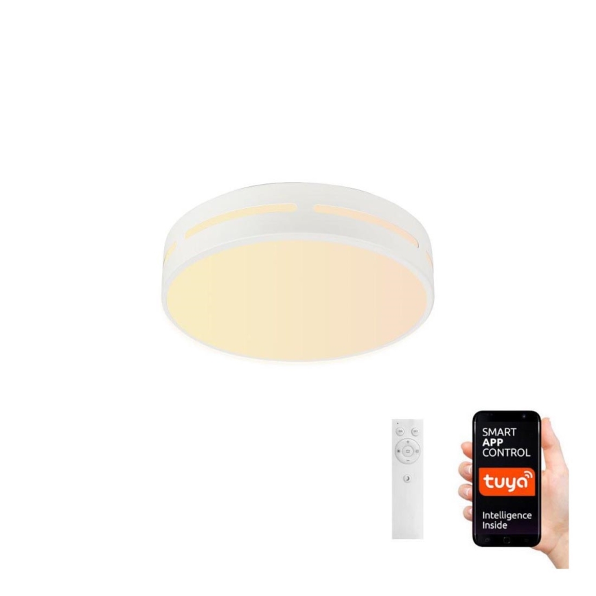 Immax NEO 07153-W40 - LED prigušiva plafonska lampa NEO LITE PERFECTO LED/24W/230V Wi-Fi Tuya bela + daljinski upravljač