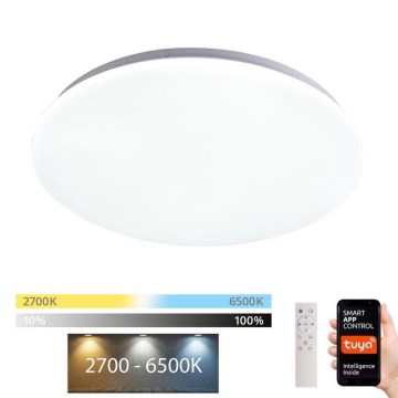 Immax NEO 07156-38 - LED Prigušiva plafonjera ANCORA LED/24W/230V 2700-6500K Wi-Fi + Daljinski upravljač Tuya
