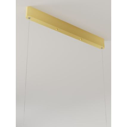 Immax NEO 07157-G120X - LED RGB+CCTW prigušiva luster na sajli MILANO LED/40W/230V Tuya zlatna