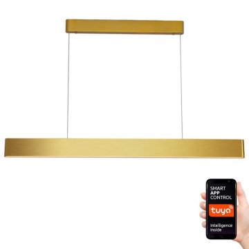 Immax NEO 07157-G120X - LED RGB+CCTW prigušiva luster na sajli MILANO LED/40W/230V Tuya zlatna