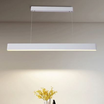 Immax NEO 07157-W120X - LED RGB+CCT prigušiva luster na sajli MILANO LED/40W/230V Tuya bela