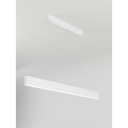 Immax NEO 07157-W120X - LED RGB+CCT Prigušivi luster na sajli MILANO LED/40W/230V Tuya bijela