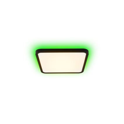 Immax NEO 07167-B40 - LED RGB+CCT prigušiva plafonsko svetlo NEO LITE TUDO LED/50W/230V Wi-Fi Tuya crna + daljinski upravljač