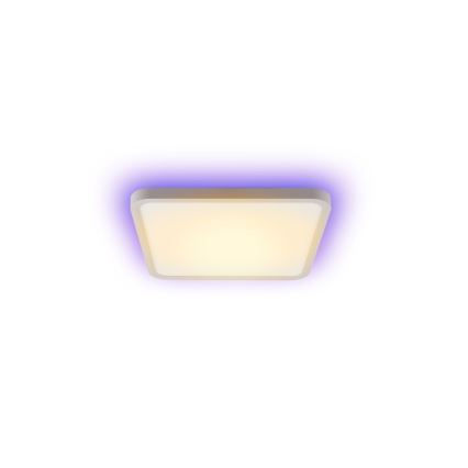 Immax NEO 07168-W40 - LED RGB+CCT prigušiva stropna svetiljka NEO LITE TUDO LED/50W/230V Wi-Fi Tuya bela + daljinski upravljač