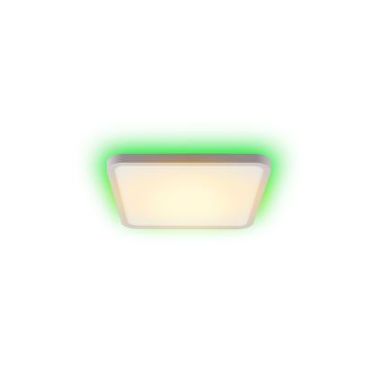Immax NEO 07168-W40 - LED RGB+CCT prigušiva stropna svetiljka NEO LITE TUDO LED/50W/230V Wi-Fi Tuya bela + daljinski upravljač