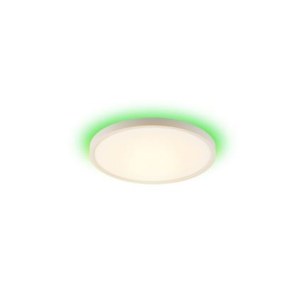 Immax NEO 07169-W60 - LED RGB+CCT Prigušiva plafonjera NEO LITE TUDO 65W/230V 2700-6500K Wi-Fi Tuya + Daljinski upravljač bela