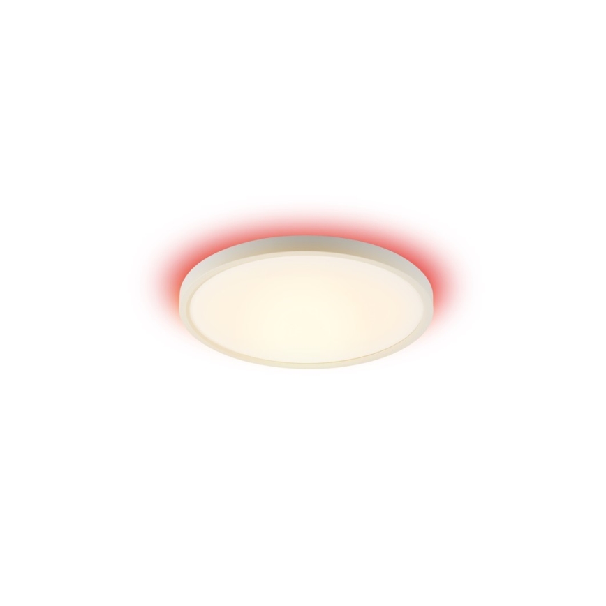 Immax NEO 07169-W60 - LED RGB+CCT Prigušiva plafonjera NEO LITE TUDO 65W/230V 2700-6500K Wi-Fi Tuya + Daljinski upravljač bela