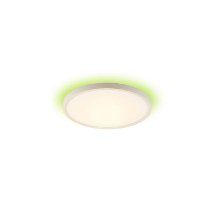 Immax NEO 07169-W60 - LED RGB+CCT Prigušiva plafonjera NEO LITE TUDO 65W/230V 2700-6500K Wi-Fi Tuya + Daljinski upravljač bela