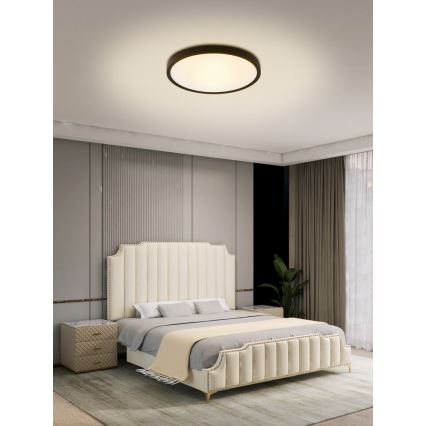 Immax NEO 07170-B60 - LED RGB+CCT Prigušiva plafonjera NEO LITE TUDO LED/65W/230V 2700-6500K Wi-Fi Tuya crno + Daljinski upravljač