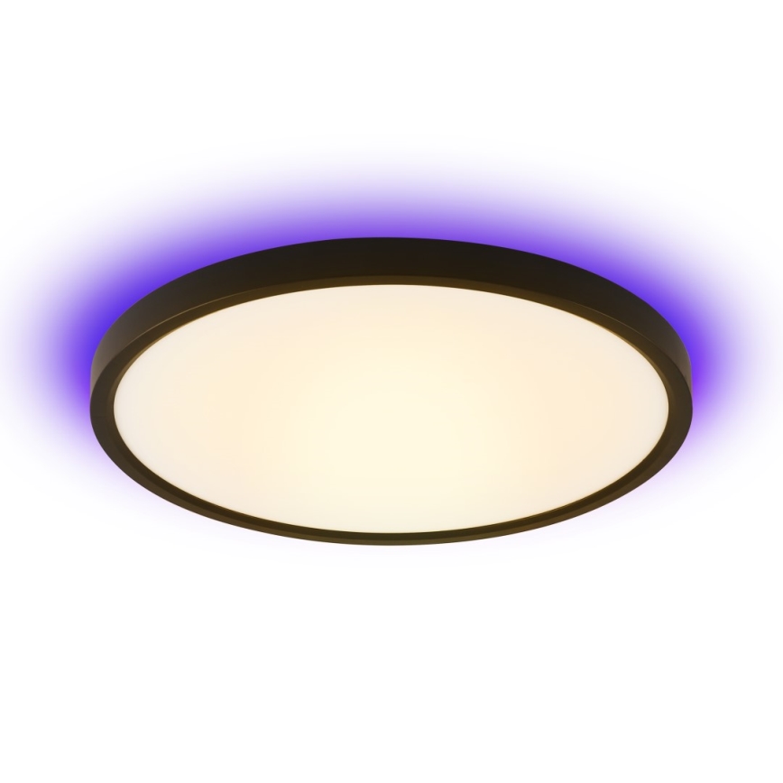 Immax NEO 07170-B60 - LED RGB+CCT Prigušiva plafonjera NEO LITE TUDO LED/65W/230V 2700-6500K Wi-Fi Tuya crno + Daljinski upravljač