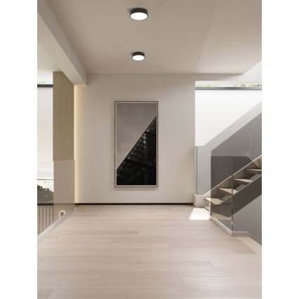 Immax NEO 07200L - LED Prigušiva plafonjera RONDATE LED/18W/230V 3000-6000K pr. 25 cm crno Tuya + Daljinski upravljač