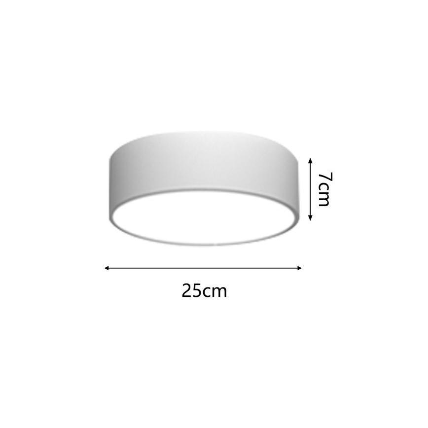 Immax NEO 07204L - LED Prigušiva plafonjera RONDATE LED/18W/230V 3000-6000K bela Tuya + Daljinski upravljač