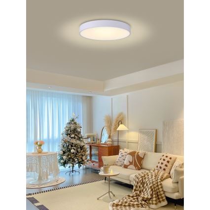 Immax NEO 07206L - LED Prigušiva plafonjera RONDATE LED/53W/230V bela Tuya + Daljinski upravljač