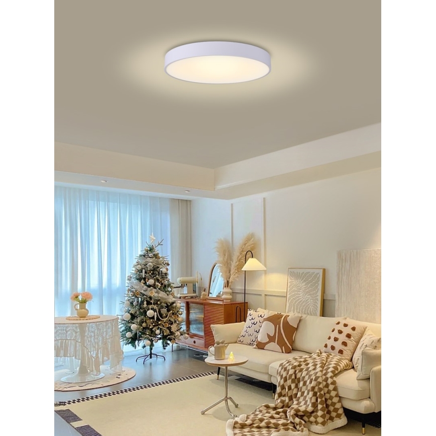 Immax NEO 07206L - LED Prigušiva plafonjera RONDATE LED/53W/230V bela Tuya + Daljinski upravljač