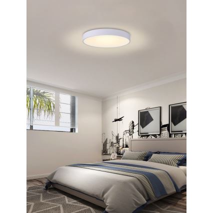 Immax NEO 07206L - LED Prigušiva plafonjera RONDATE LED/53W/230V bela Tuya + Daljinski upravljač