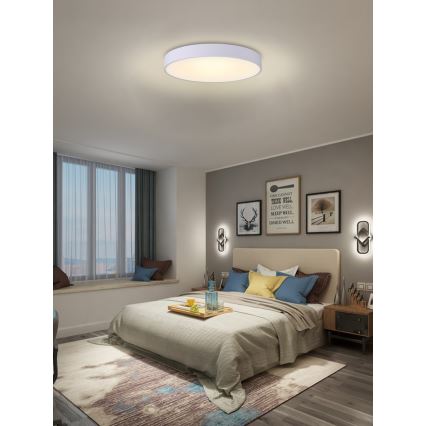 Immax NEO 07206L - LED Prigušiva plafonjera RONDATE LED/53W/230V bela Tuya + Daljinski upravljač