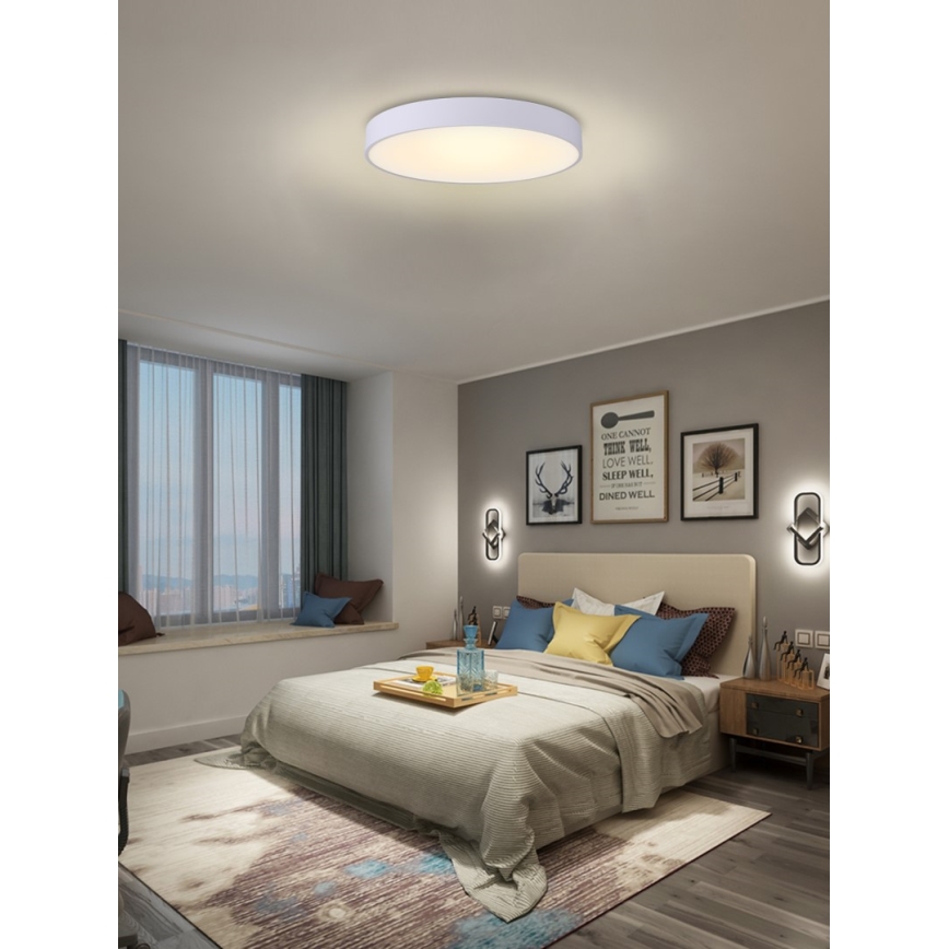 Immax NEO 07206L - LED Prigušiva plafonjera RONDATE LED/53W/230V bela Tuya + Daljinski upravljač