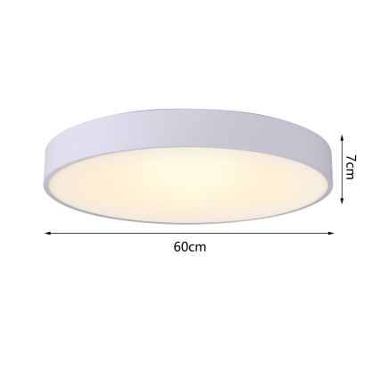 Immax NEO 07206L - LED Prigušiva plafonjera RONDATE LED/53W/230V bela Tuya + Daljinski upravljač