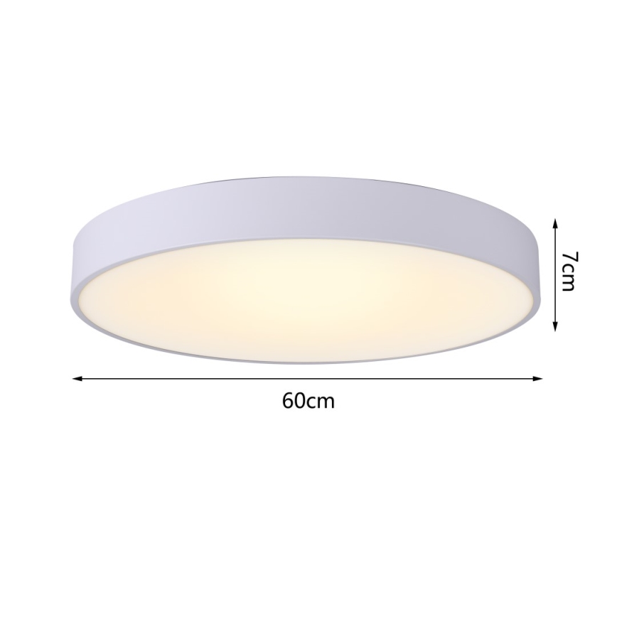 Immax NEO 07206L - LED Prigušiva plafonjera RONDATE LED/53W/230V bela Tuya + Daljinski upravljač