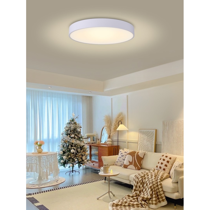 Immax NEO 07207L-LED Prigušiva plafonjera RONDATE 65W/230V 3000-6000K Tuya bela + Daljinski upravljač