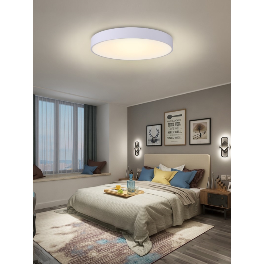Immax NEO 07207L-LED Prigušiva plafonjera RONDATE 65W/230V 3000-6000K Tuya bela + Daljinski upravljač