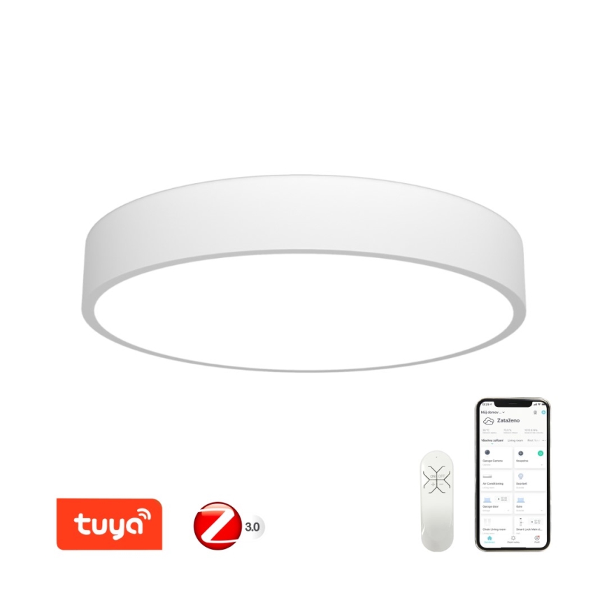 Immax NEO 07207L-LED Prigušiva plafonjera RONDATE 65W/230V 3000-6000K Tuya bela + Daljinski upravljač