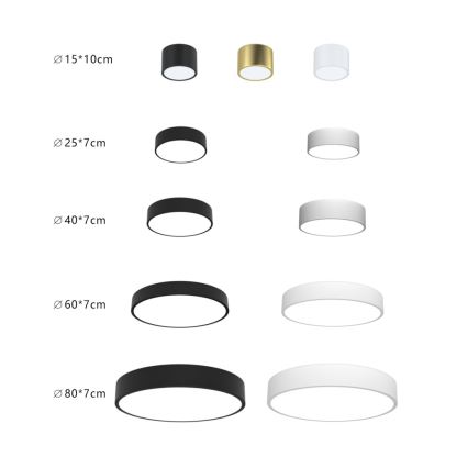 Immax NEO 07207L-LED Prigušiva plafonjera RONDATE 65W/230V 3000-6000K Tuya bela + Daljinski upravljač
