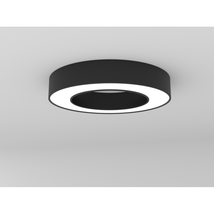 Immax NEO 07209L - LED Prigušiva plafonjera PASTEL LED/53W/230V 60 cm crno Tuya + Daljinski upravljač