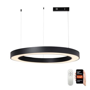Immax NEO 07211L - LED Prigušivi luster na sajli PASTEL LED/68W/230V 2700-6500K Tuya crno + Daljinski upravljač