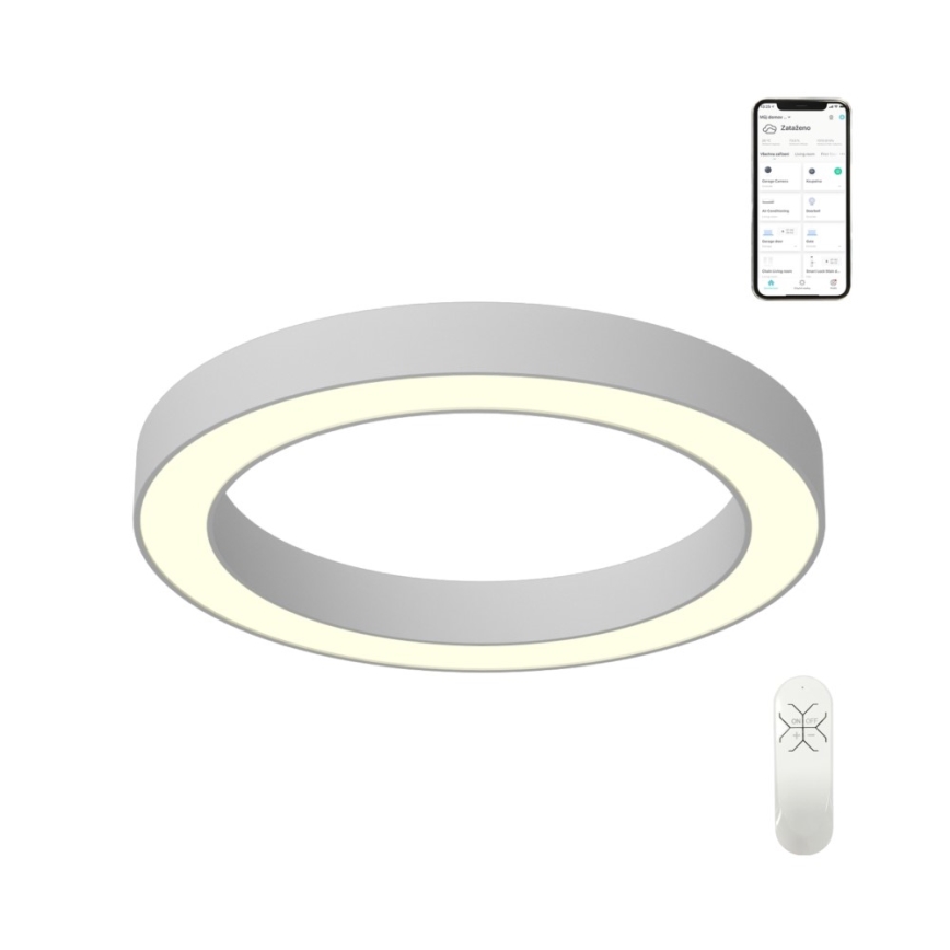 Immax NEO 07212L - LED Prigušivo svetlo PASTEL LED/53W/230V bela Tuya + Daljinski upravljač
