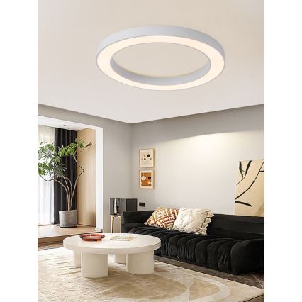 Immax NEO 07213L - prigušiva plafonska LED svetiljka PASTEL LED/68W/230V 95 cm bela Tuya + daljinski upravljač