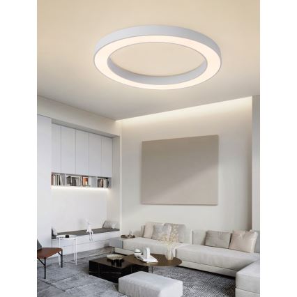 Immax NEO 07213L - LED Prigušiva plafonjera PASTEL LED/68W/230V 95 cm bela Tuya + Daljinski upravljač