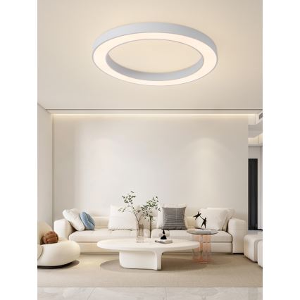 Immax NEO 07213L - LED Prigušiva plafonjera PASTEL LED/68W/230V 95 cm bela Tuya + Daljinski upravljač