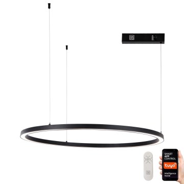 Immax NEO 07215L - LED Prigušivi luster na sajli FINO LED/60W/230V 80 cm crno Tuya + Daljinski upravljač
