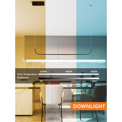 Immax NEO 07221L - LED Prigušivi luster na sajli NEO LITE PATTINI LED/26W/230V 2700-6500K Wi-Fi Tuya + Daljinski upravljač