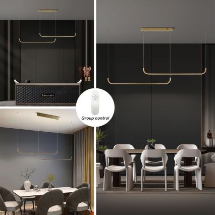 Immax NEO 07228L - LED Prigušivi luster na sajli PATTINI LED/53W/230V Tuya + Daljinski upravljač