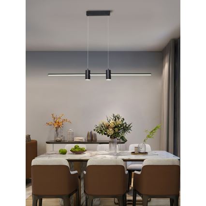 Immax NEO 07230L - LED Prigušivi luster na sajli NEO LITE ESTRELAS LED/30W/230V 2700-6500K Wi-Fi Tuya + Daljinski upravljač