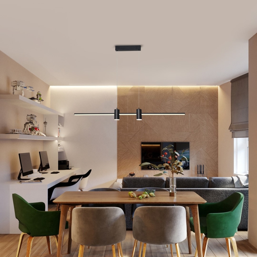 Immax NEO 07230L - LED Prigušivi luster na sajli NEO LITE ESTRELAS LED/30W/230V 2700-6500K Wi-Fi Tuya + Daljinski upravljač