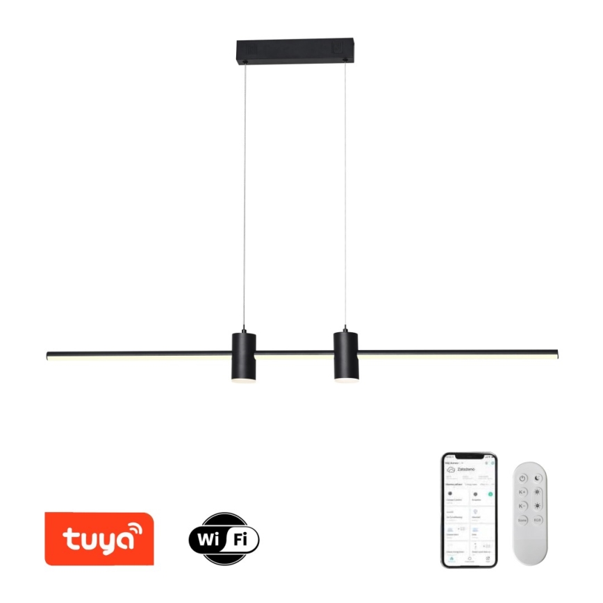 Immax NEO 07230L - LED Prigušivi luster na sajli NEO LITE ESTRELAS LED/30W/230V 2700-6500K Wi-Fi Tuya + Daljinski upravljač