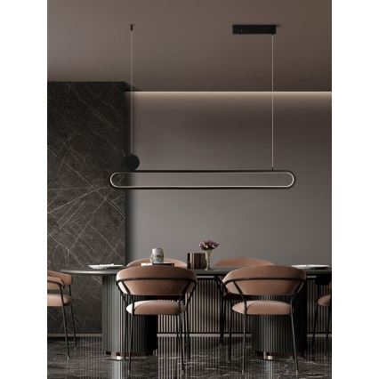 Immax NEO 07231L - LED Prigušivi luster na sajli NEO LITE OVALE LED/50W/230V 2700-6500K Wi-Fi Tuya + Daljinski upravljač