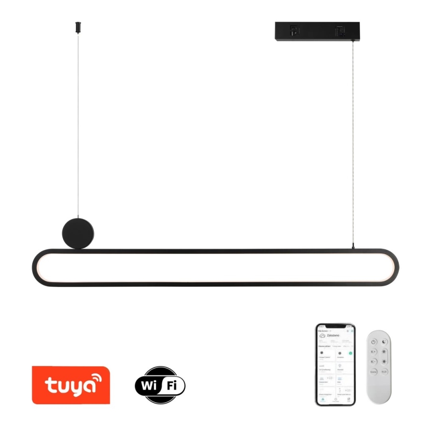 Immax NEO 07231L - LED Prigušivi luster na sajli NEO LITE OVALE LED/50W/230V 2700-6500K Wi-Fi Tuya + Daljinski upravljač