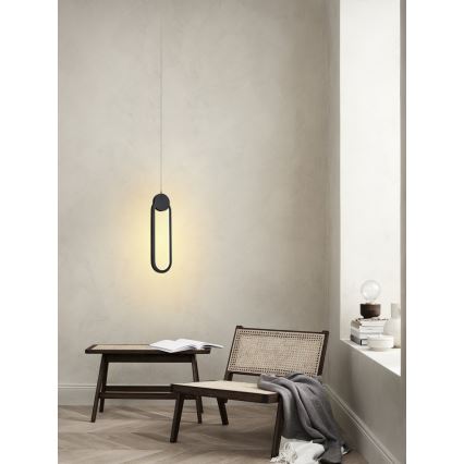 Immax NEO 07232L - LED Prigušivi luster na sajli NEO LITE OVALE LED/22W/230V 2700-6500K Wi-Fi Tuya + Daljinski upravljač