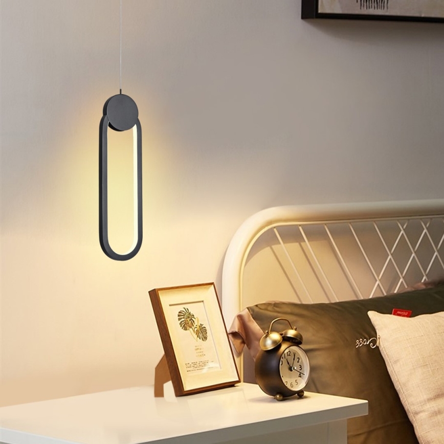 Immax NEO 07232L - LED Prigušivi luster na sajli NEO LITE OVALE LED/22W/230V 2700-6500K Wi-Fi Tuya + Daljinski upravljač